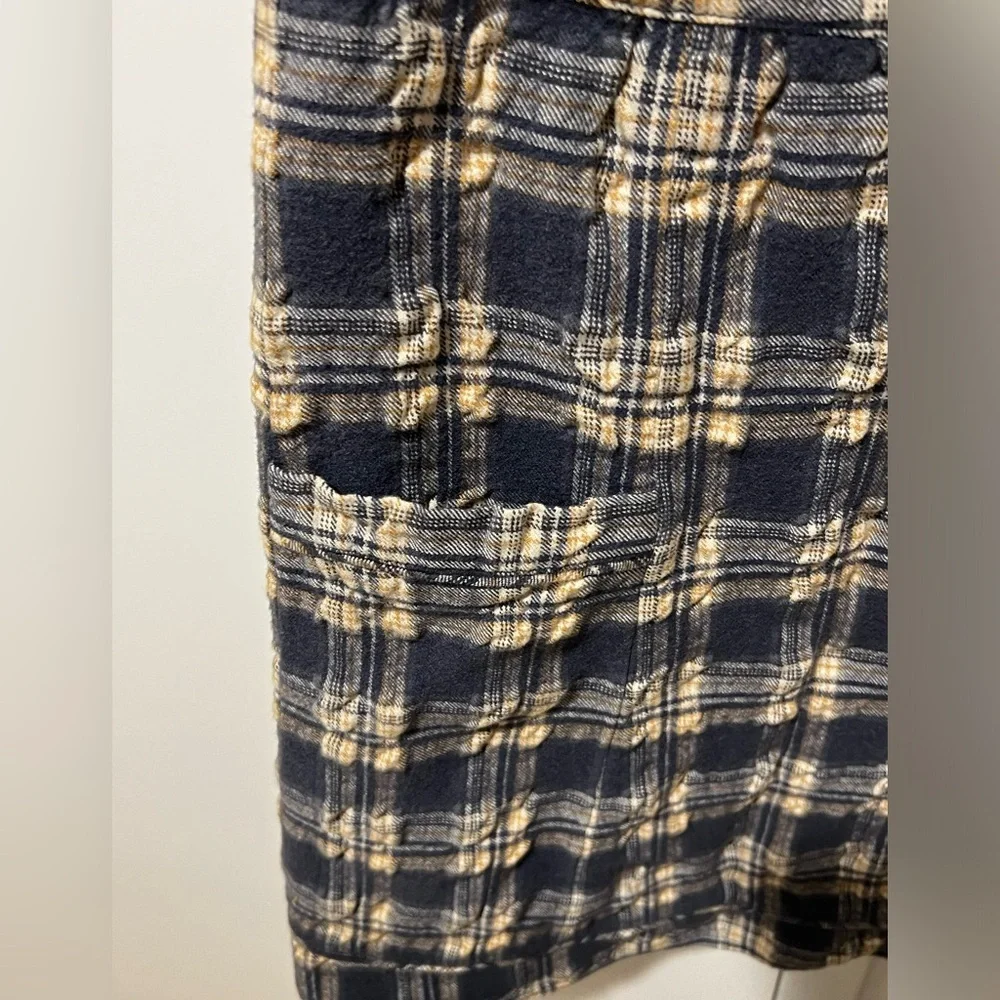 Cordelia Anthropologie Plaid Wool Pocket Skirt 4